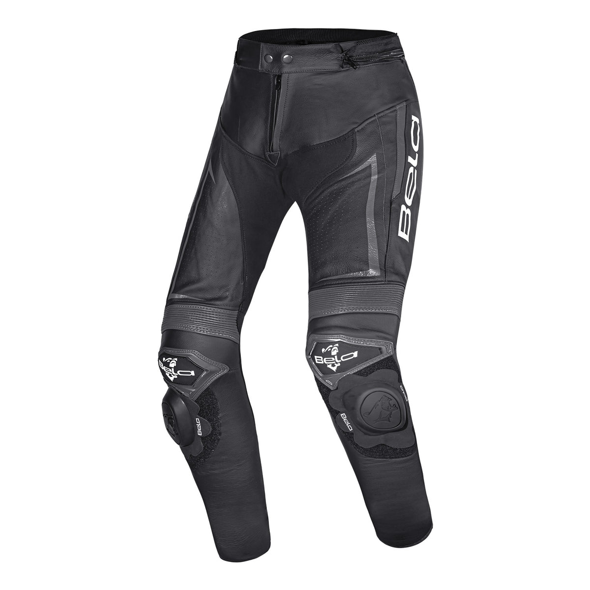 BELA BEAST PANTALON LEATHER HOMBRE NEGRO ANTHIRA BLANCO