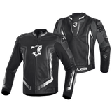 BELA BEAST CHAQUETA LEATHER HOMBRE NEGRO ANTHIRA BLANCO