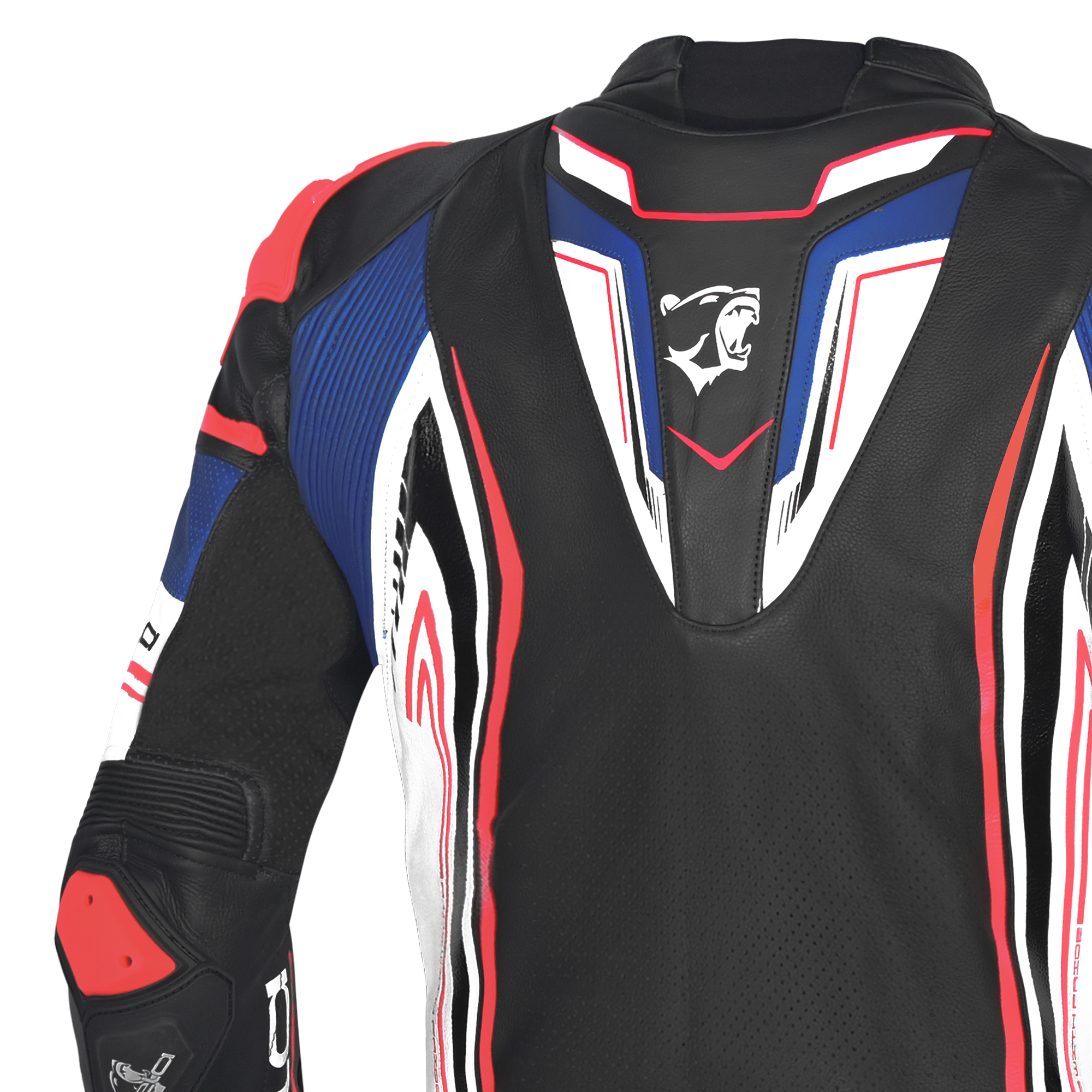 BELA BEAST CHAQUETA LEATHER HOMBRE NEGRO BLANCO AZUL ROJO