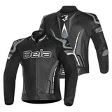 BELA ROCKET HERREN MOTORRADJACKE SCHWARZES LEDER ANTHIRA