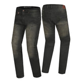 PANTALON JEAN HOMME BELA STROKE 30L NOIR KAKI TEINTÉ