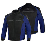 GIACCA DA MOTOCICLISTA NERA BLU DA UOMO SHUA IMMORTAL