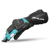 SHUA RANGER PRO GUANTES DE MUJER NEGRO BLANCO TURQUISE