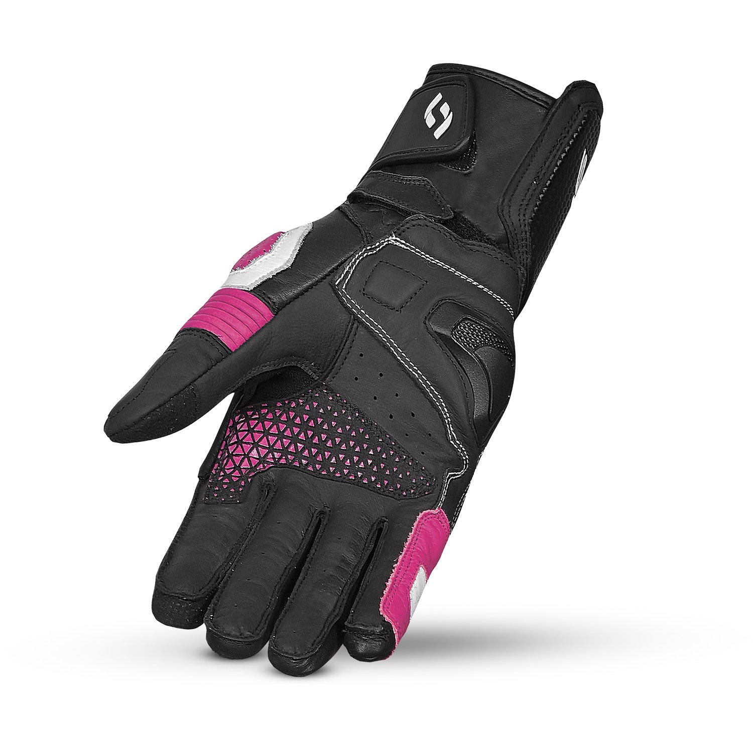 SHUA RANGER PRO GUANTES MUJER NEGRO BLANCO FUSHIA