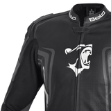 BELA BEAST CHAQUETA LEATHER HOMBRE NEGRO ANTHIRA BLANCO