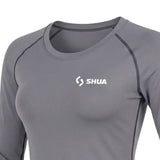 CHEMISE GRISE INTÉRIEURE POUR FEMME SHUA CORE