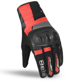 BELA - Guante Textil Hero Air Lady Negro/Rojo
