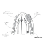 BELA CORDANIEL MEN'S MOTORCYCLE JACKET BLACK BROWN