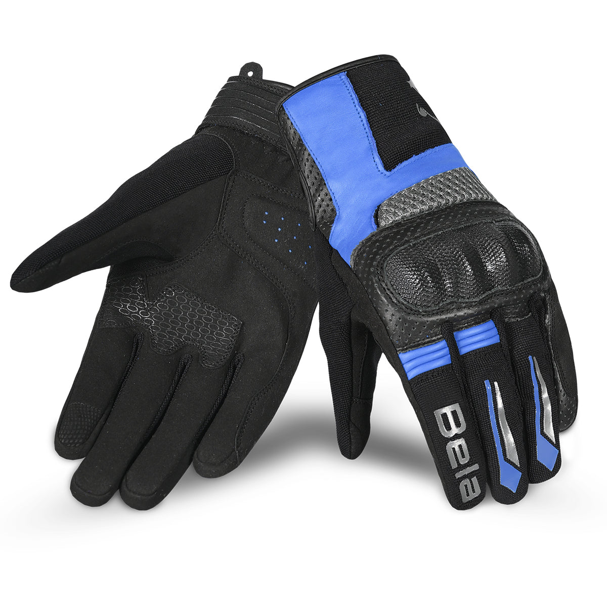 BELA-Hero Men's Air Textile Glove Black/Grey/Blue