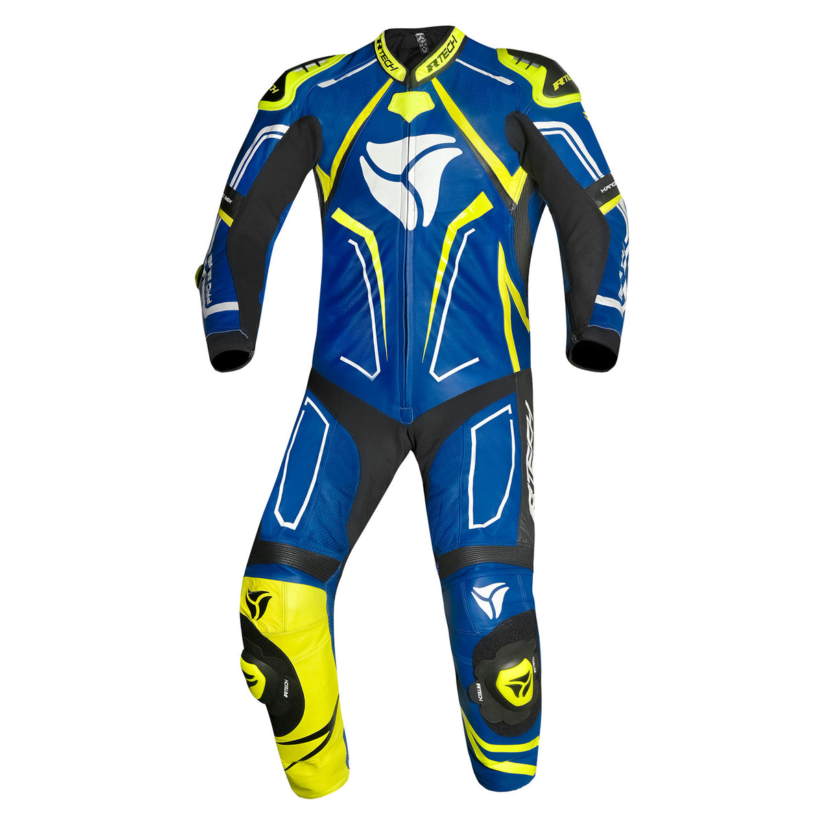 Macacão para homem R-TECH RISING STAR, azul e amarelo.