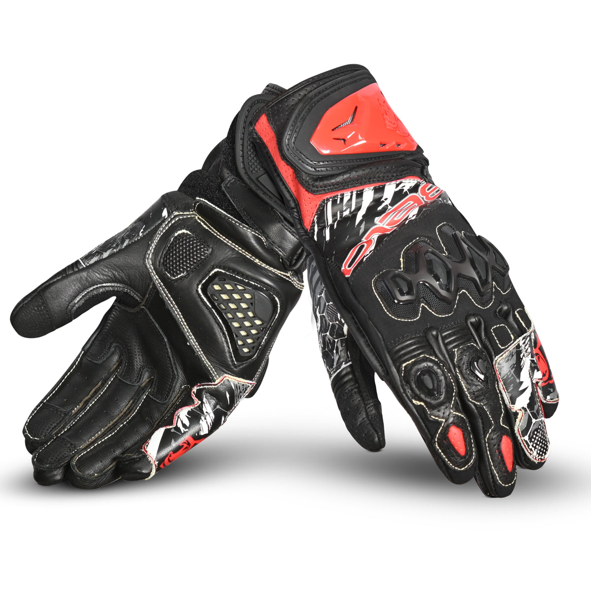 BELA Armour Pro Glove Negro Rojo