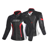 R-TECH - Giacca Tom Rider Lady Nera/Bianco/Rosso 