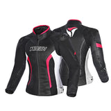R-TECH Chaqueta Tom Rider Lady Negro Blanco Fuschia