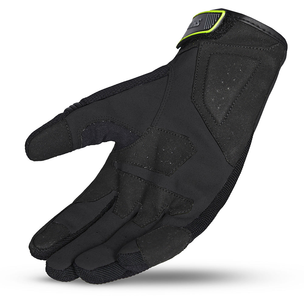 SHUA SEA BREEZE GUANTES DE HOMBRE NEGRO F.AMARILLO