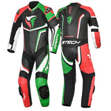 R TECH Mono HAWK De Piel 1PC Negro Rojo Verde