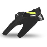 SHUA - Gants Shot Textile Noir/Jaune fluo

