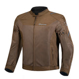 VESTE DE MOTO D'ÉTÉ EN TEXTILE POUR HOMME BELA MESH PRO, MARRON