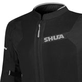 SHUA GRAVITY LITE MEN'S SUMMER MOTORCYCLE JACKET BLACK GREY