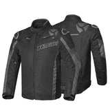 R-TECH KNIGHT RIDER CHAQUETA DE MOTO DE HOMBRE TEXTIL (CORTO) NEGRO ANTRACITA