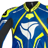 Macacão para homem R-TECH RISING STAR, azul e amarelo.