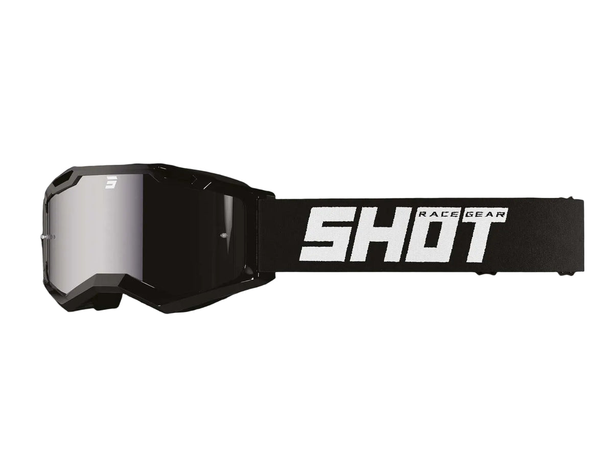 SHOT ROCKET KID 2.0 GAFAS DE MOTO IRIDIUM NEGRO BRILLANTE
