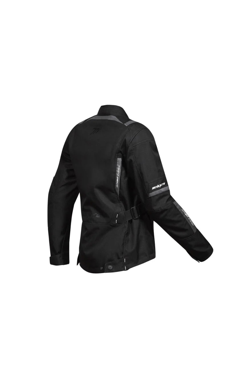 SEVENTY SD-JT85 TONALE Chaqueta de moto para mujer 4 estaciones NEGRA