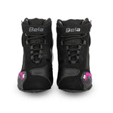BELA KIVA LADY URBAN BOTAS DE MOTO NEGRO FUSCHIA