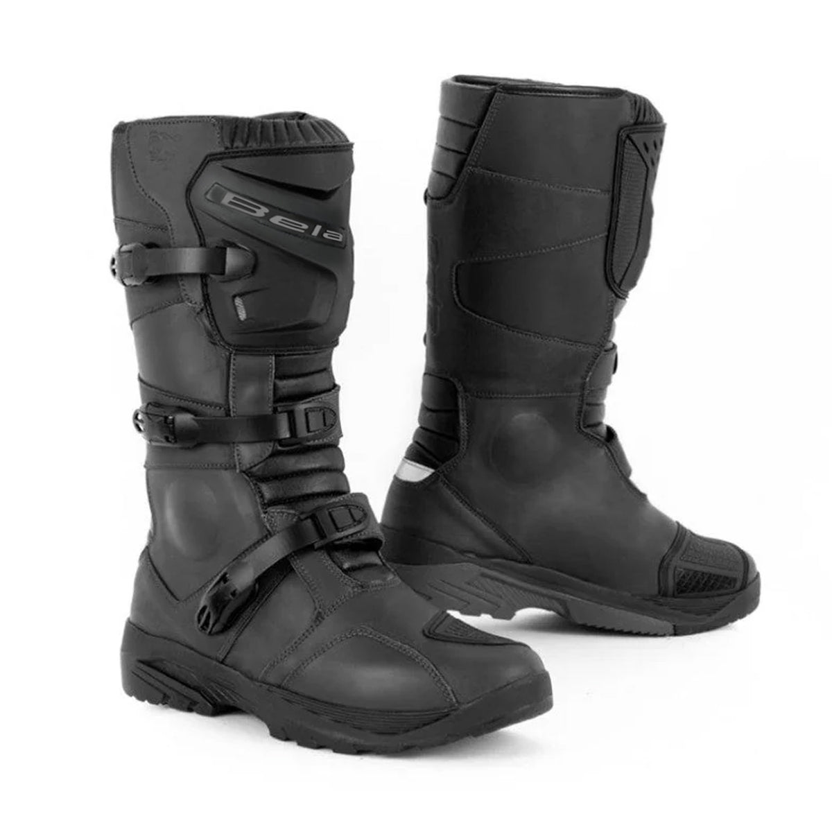 BELA – Belize WP Adventure Lange schwarze Lederstiefel