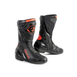 BELA - Thunder Racing Lederstiefel Schwarz/Rot