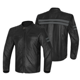 BELA - CHAQUETA PIEL STARK GRIS OSCURO/ANTRACITA