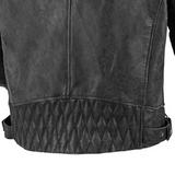 BELA - CHAQUETA PIEL TERMINATOR NEGRO