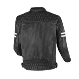 BELA - CHAQUETA PIEL TERMINATOR NEGRO