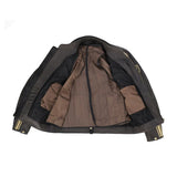 BELA - Chaqueta Piel Craft Marrón