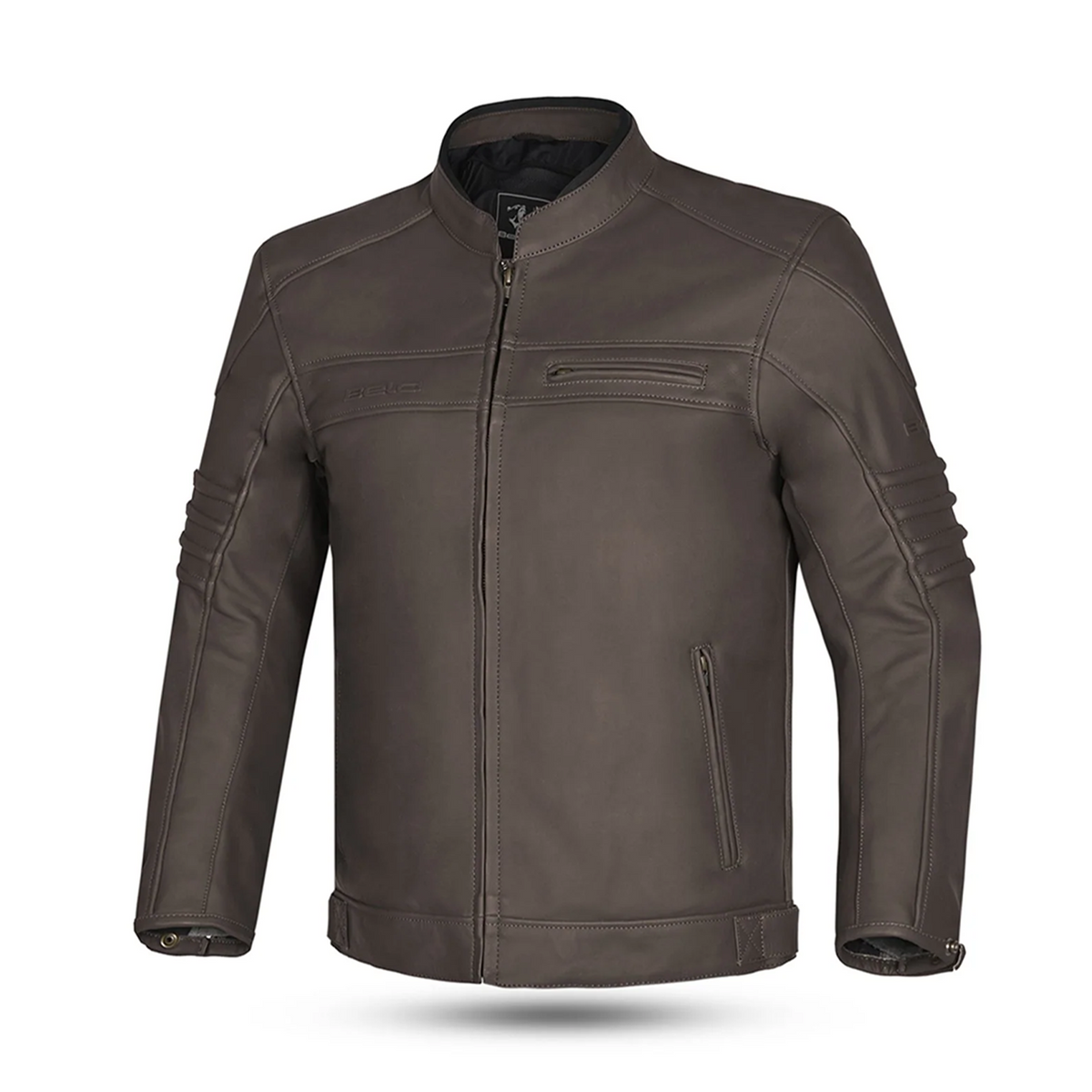 BELA - Giacca in pelle marrone Marlon