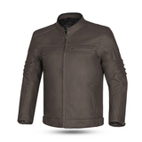 BELA - Giacca in pelle marrone Marlon