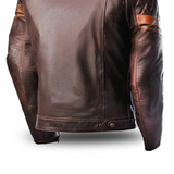BELA - Chaqueta Piel Merlin Marrón