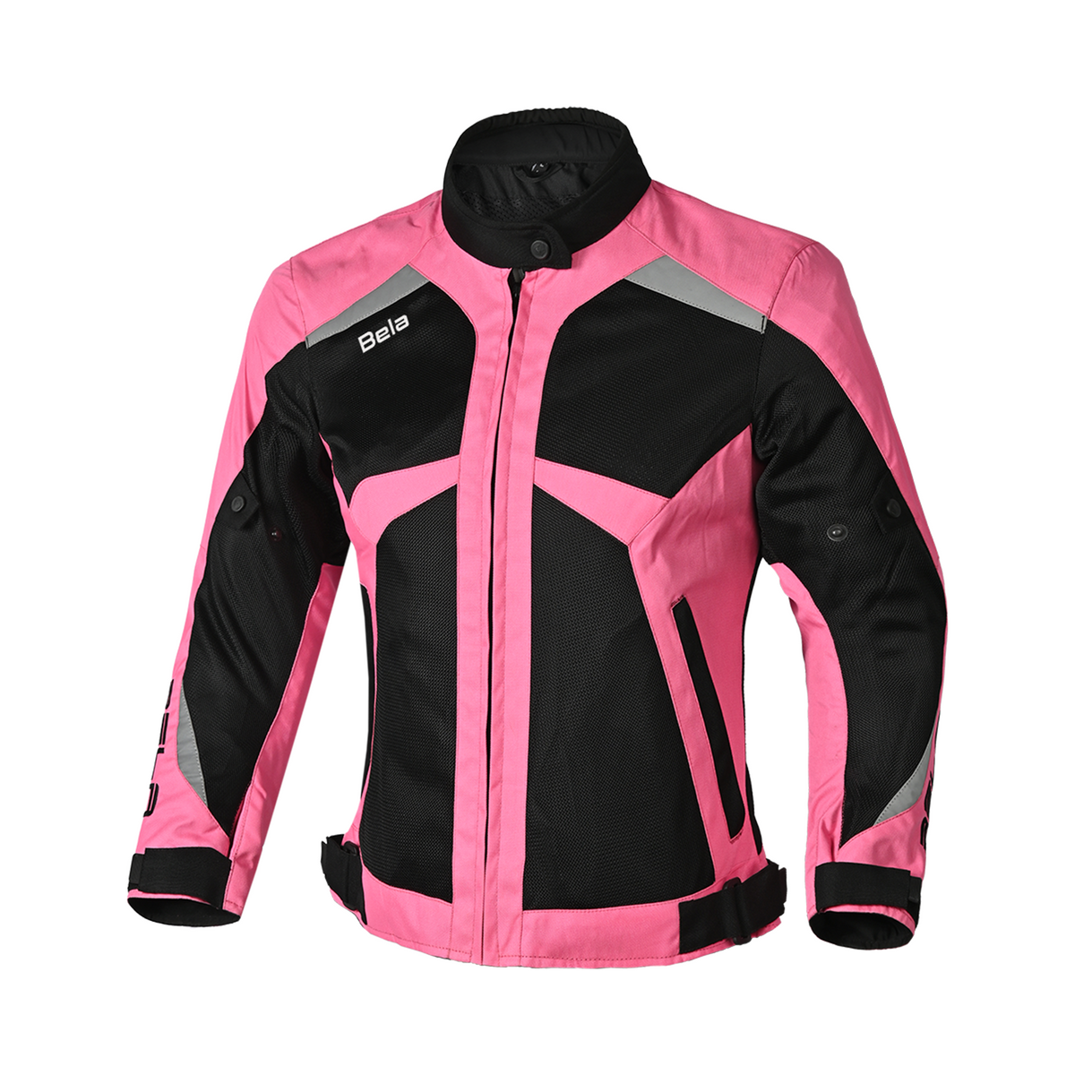 BELA - Chaqueta Textil Airy WP Lady Negro Rosa Fluor