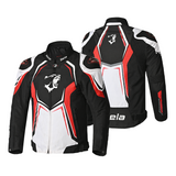 BELA Chaser Textiljacke Schwarz Weiß Rot
