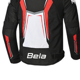 BELA Chaser Textiljacke Schwarz Weiß Rot
