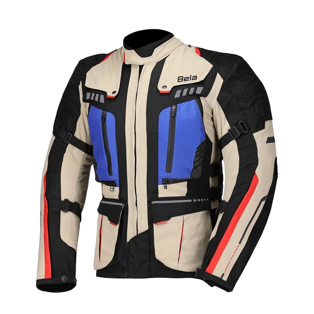 BELA - Hailstorm Textile Jacket Cream/Black/Blue