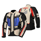 BELA - Hailstorm Textile Jacket Cream/Black/Blue