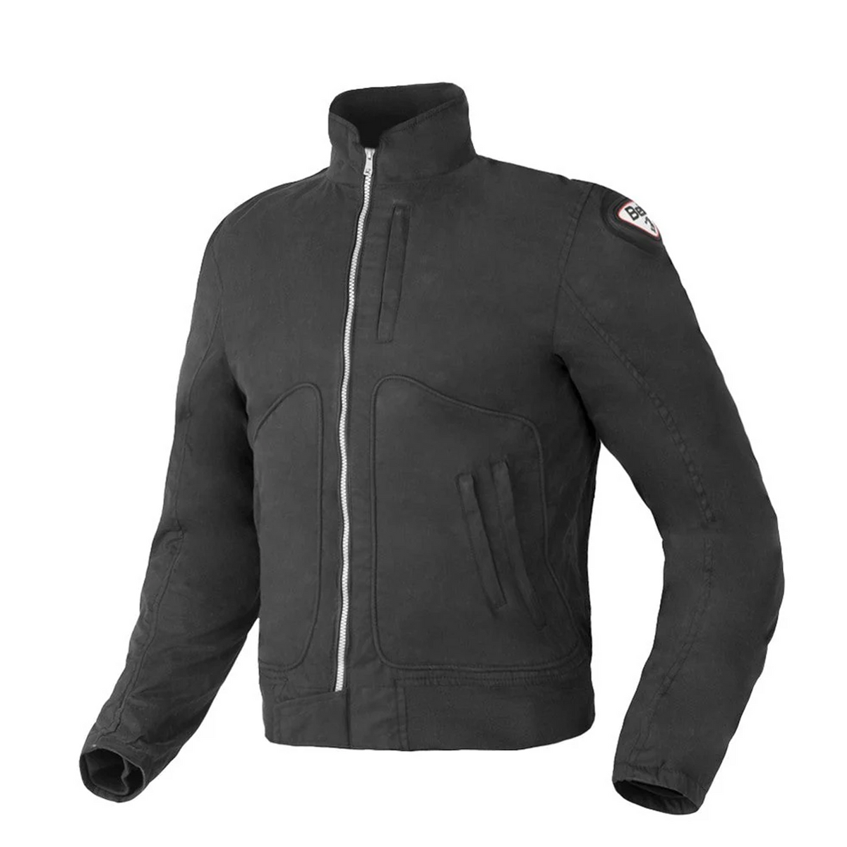 BELA - Miera Wax Textile Jacket, Black