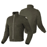BELA - Miera Wax Textile Jacket, Green