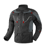 BELA - Veste textile Nordic 4 Noir/Gris/Rouge