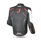 BELA - Panther Textiljacke Schwarz Weiß Rot