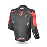 BELA - Panther Textiljacke Schwarz/Rot