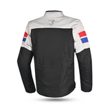 BELA - Tark Textiljacke Schwarz/Eis/Rot/Blau