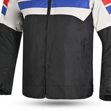 BELA - Tark Textiljacke Schwarz/Eis/Rot/Blau
