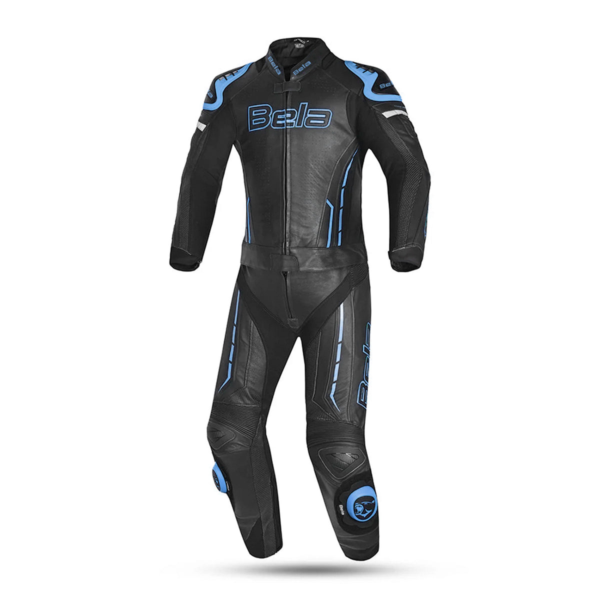 BELA - Schutzanzug 2 PC Rocket Mix Känguru Schwarz/Blau