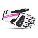 BELA - BLAST LADY LEATHER GLOVE BLACK/WHITE/PINK